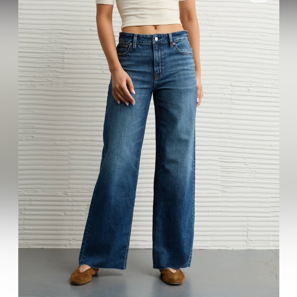 American Eagle Outfitters Dark Blue Flare Jeans